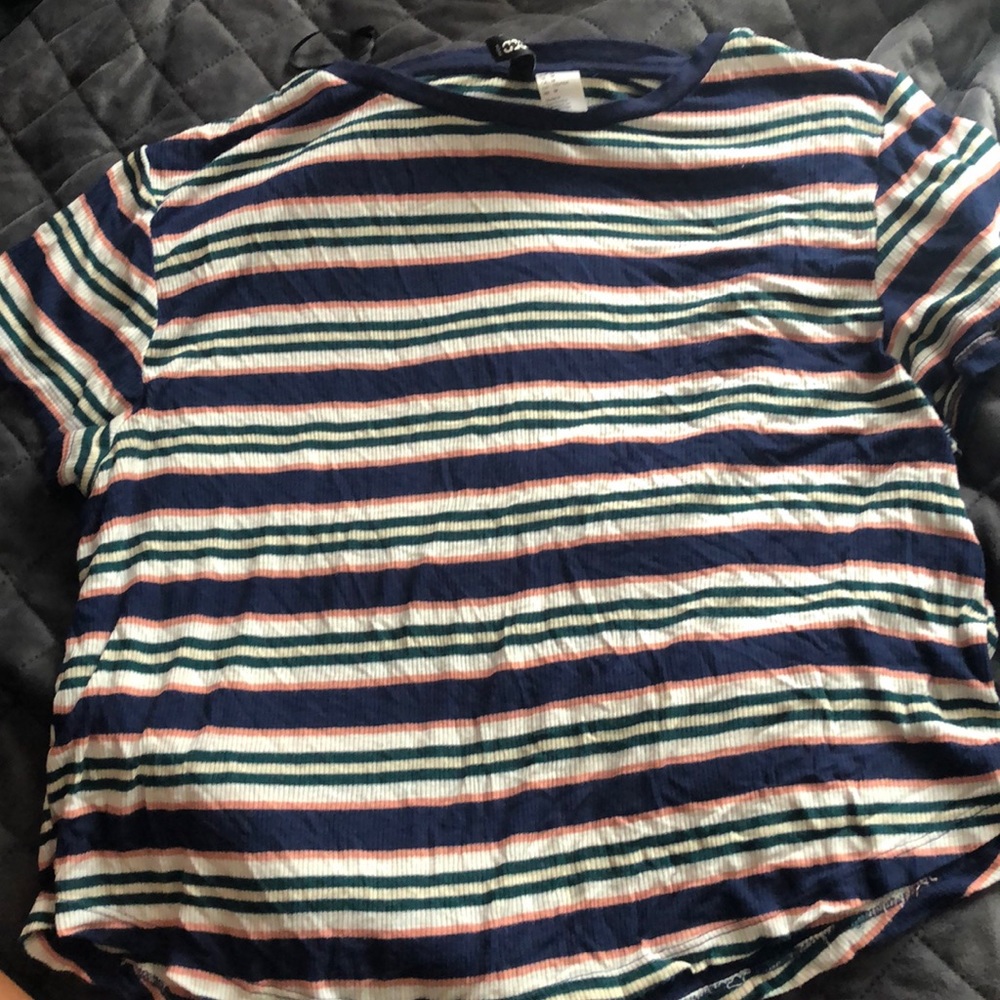Multi-colored Striped Top